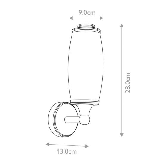 elegantna klasicka strieborna kupelnova nastenna lampa vodotesna klasicka niklove mliecne sklo osvetlenie stredomorske lampy budapest obchod s nabytkom rozmer.jpg